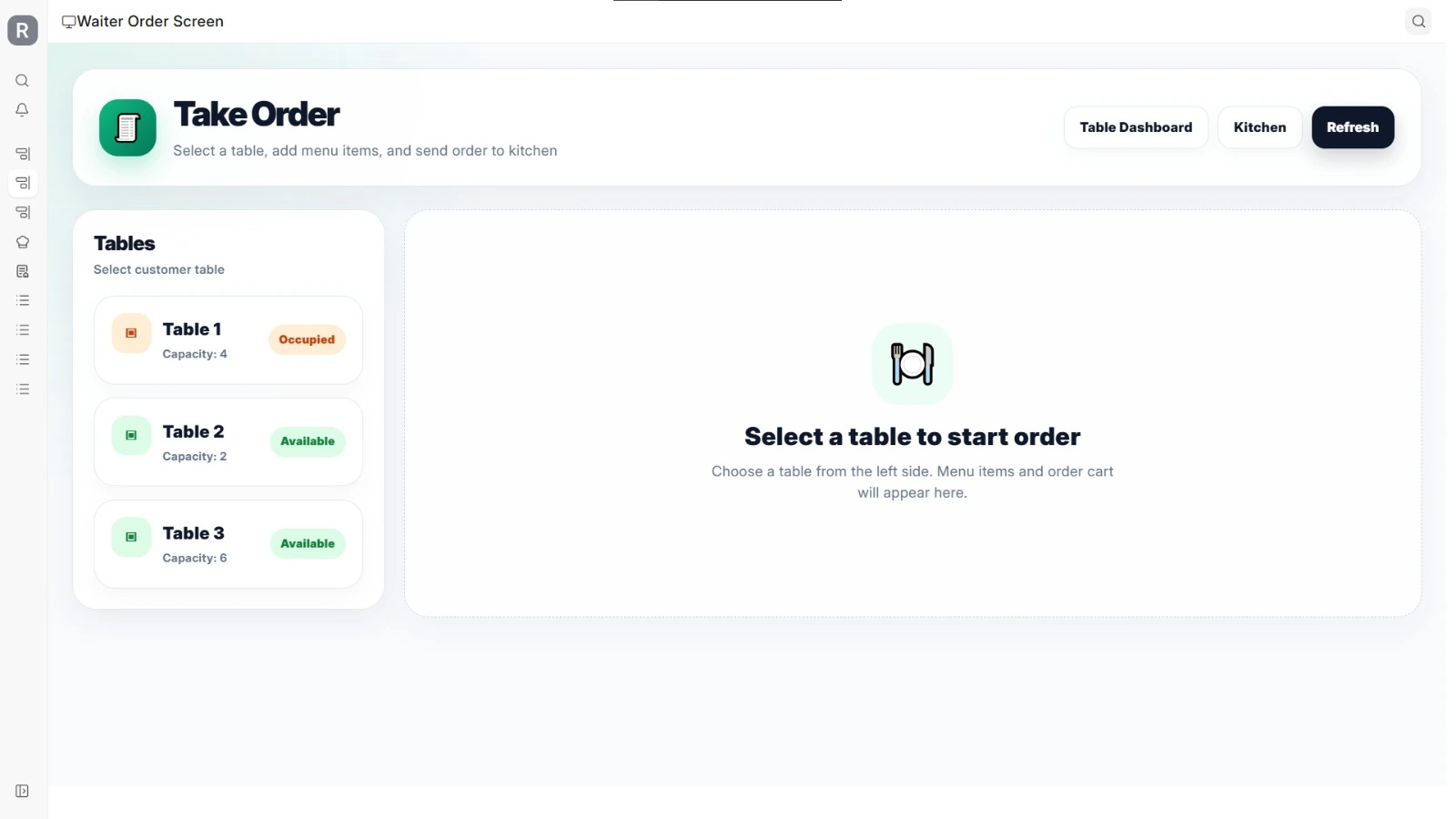 Restaurant Management screenshot 2