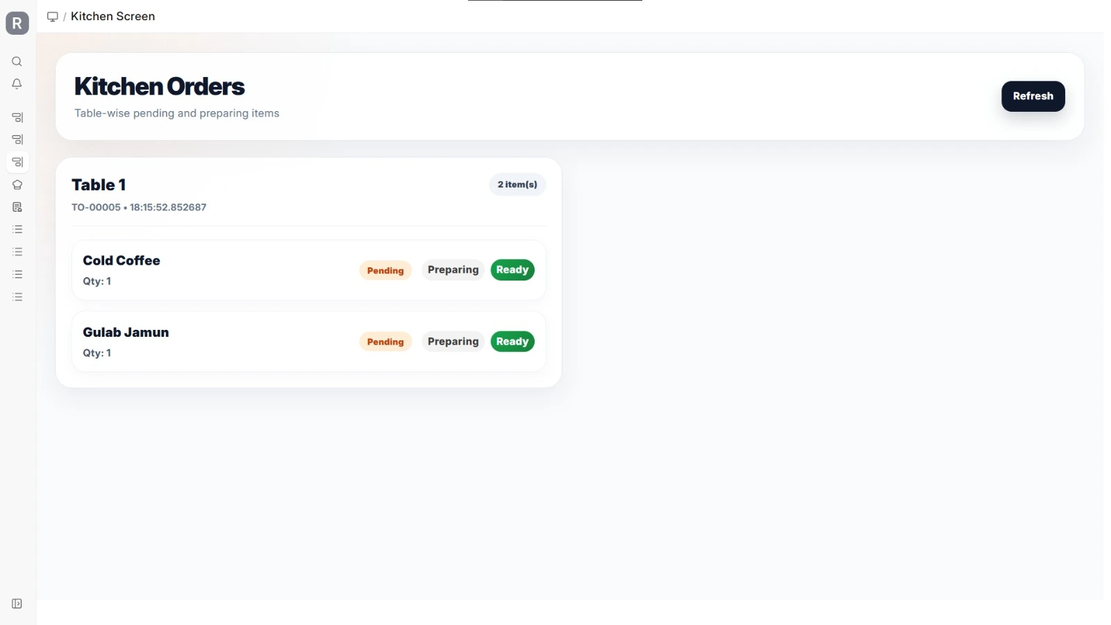 Restaurant Management screenshot 3